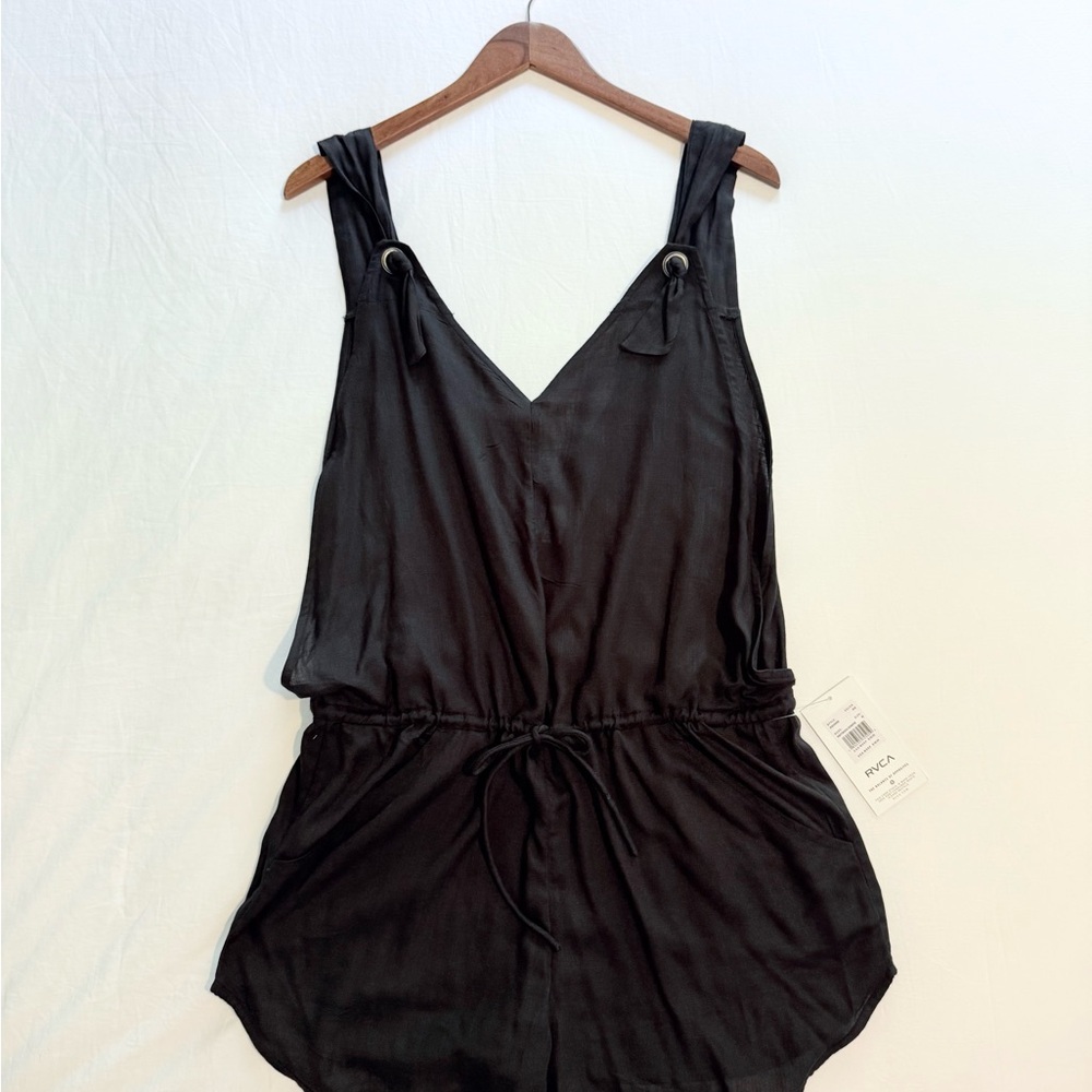 RVCA Black Sleeveless Romper